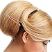 KangSong 72PCS Metallic Bobby Pins Rose Gold Metal Hair Pin Hairpins for Thick Hair Women Grils Bride Hair Styling Accessories Barrettes