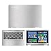 Silver Aluminum Skin Decal wrap Skin Case Compatible with Lenovo Yoga 710 14 14