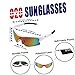 O2O Polarized Sports Sunglasses for Women Men Teens Youth Biking Running Golf Unbreakable Frame (White)