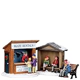 Lemax Village Collection Skate Rentals Set of 3 # 03849