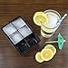 6 Slot Big Block Ice Mold - Black Silicone Extra Large Ice Cube Tray for Scotch, Whiskey, and Mixed Drinks by Cocktailor