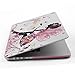 iCasso New Art Fashion Image Series Ultra Slim Light Weight Rubberized Hard Case Glossy Clear Crystal Snap-On Hard Cover Case for MacBook Pro 13 inch Retina (Model: A1425/A1502) - Butterfly Girl