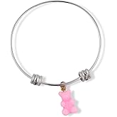 Emerald Park Jewelry Gummy Bear Fancy Charm Bangle