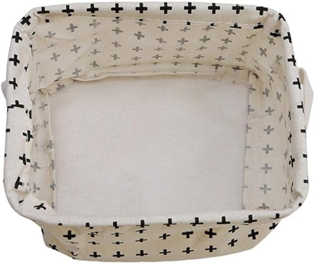 Toporchid Faltbarer Stoffaufbewahrungskorb Finishing Basket für Desktop