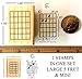 Stampola™ Guitar Chord Stamp Set - 2 Fretboard Rubber Stamps (5-Fret Large and 5-Fret Mini)