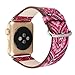 Alonea 38mm 42mm Folk-Custom Leather Strap Replacement Watch Band For Apple Watch