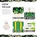 Nai-B Milistar Water Gun Backpack for Kids and Toddlers, Super Soaker Squirt Gun, Water Blaster and Shooter Toy [Forest]