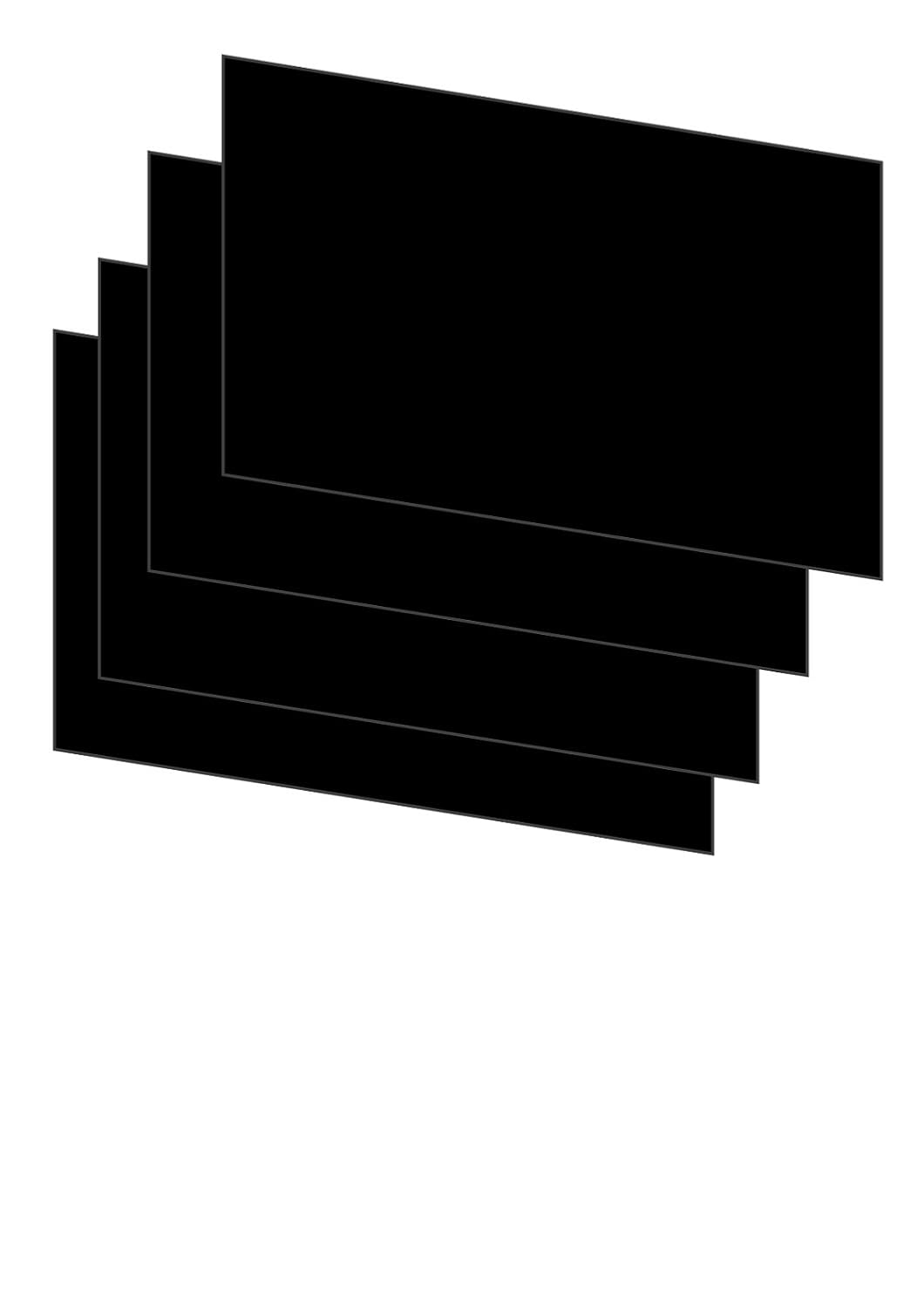 House of Card & Paper A5 220 GSM Card Black (Pack of 25 Sheets