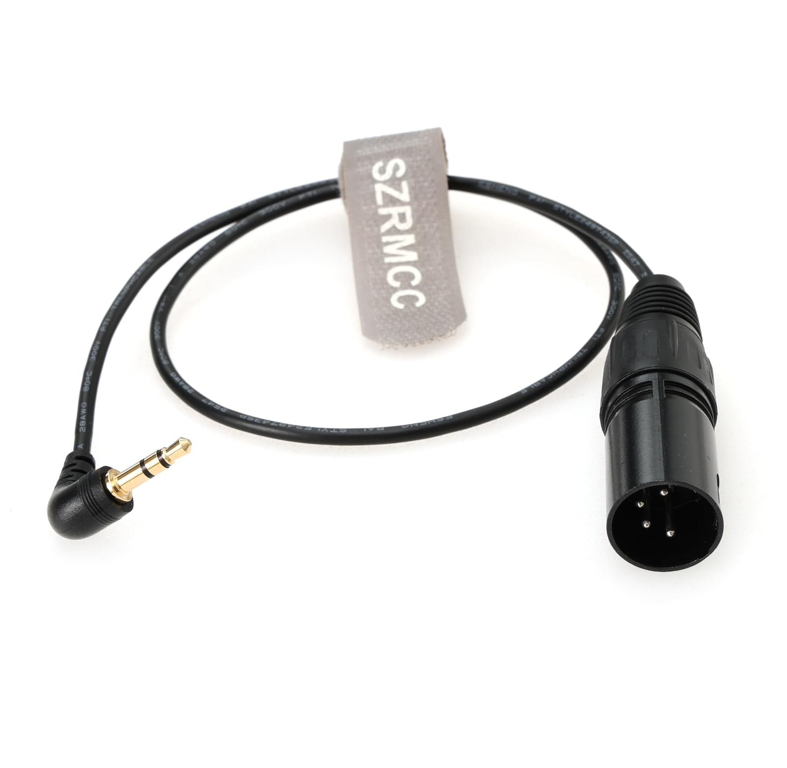 SZRMCC Audio Adapter Cable for Headsets Microphone XLR 4 Pin Male to 3.5mm TRS Male