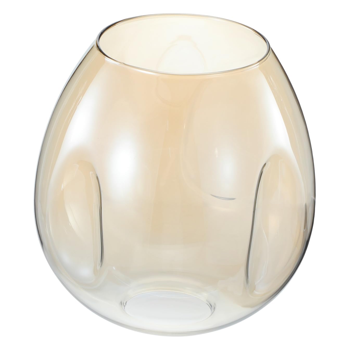 Luxshiny Glass Globe Lamp Shade, Modern Clear Lampshade Glass Light Shade Lighting Fixture Replacement for Table Floor Lamp Chandelier Ceiling Light Bedside 5CM