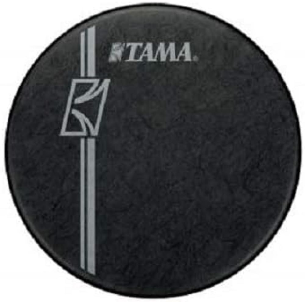 TAMA 22" Skin Reso Black Fiber - White Logo (BK24BMFH)