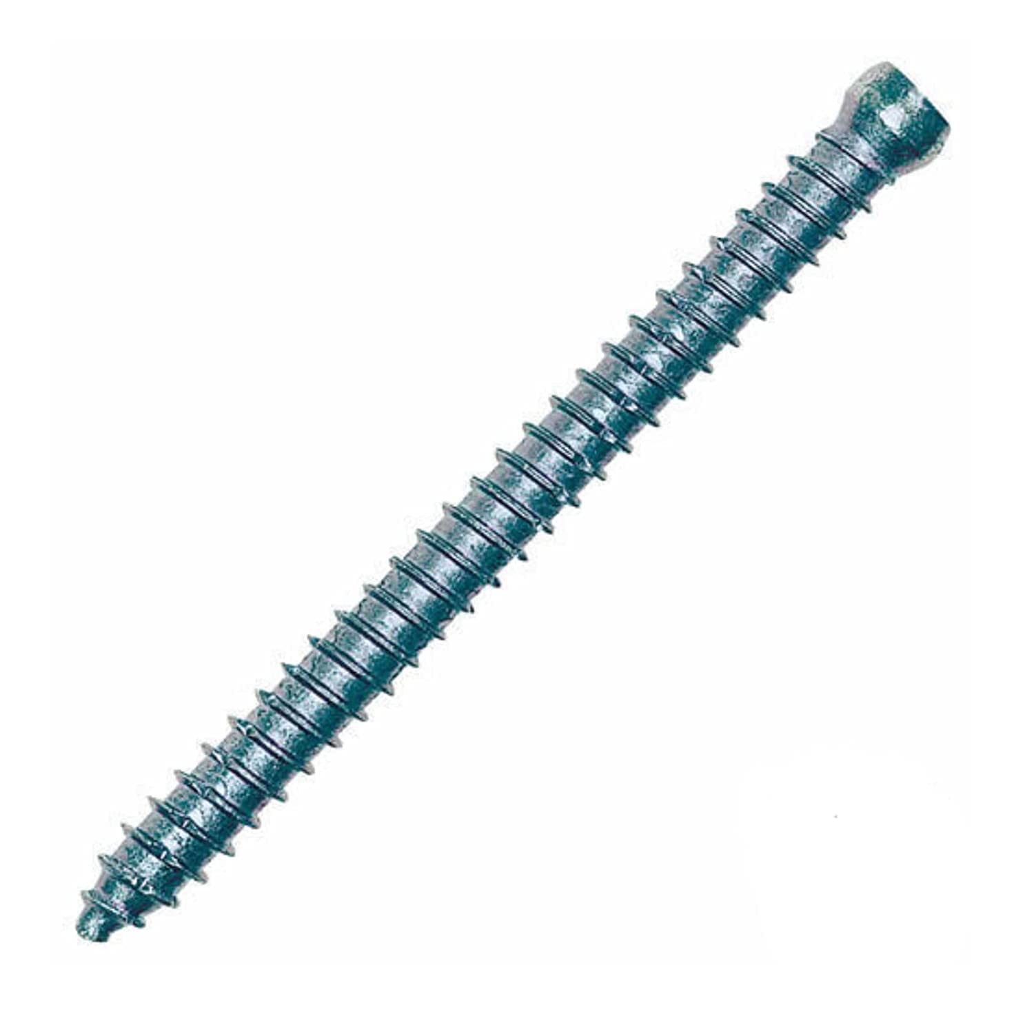 (10 Pack) Cylinder Head 7.5 x 52mm Concrete Screws. No Plugs Needed Direct Concrete Screw Timber Frame Screw with Cylindrical Reduced Torx Head — image 1