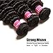 Jolia Hair 10A Brazilian Deep Wave Bundles 14 16 18 inch Loose Curl Human Hair Weave 100% Unprocessed Virgin Deep Curly Hair Weft Natural Color
