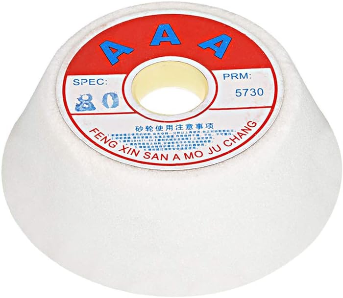 sourcing map 4-Inch Flaring Cup Grinding Wheel 80 Grit White Aluminum Oxide