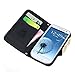 LUNIWEI Black Cute Flip Wallet Leather Case Cover for Samsung Galaxy S3...