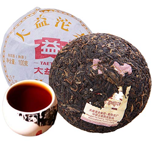 HELLOYOUNG Pu-Erh-Tee 500 g Reifer Pu'er-Tee Alter Puer-Tee Meng Hai-Tee Schwarzer Tee Gekochter Pu-Erh-Tee Chinesischer Tee Gesunder Puerh-Tee Roter Tee QiZi cha – Bild 3