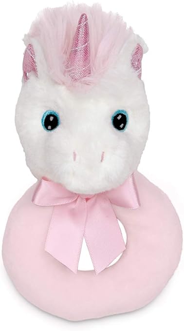 unicorn baby rattle