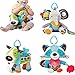 Skip Hop Bandana Buddies Soft Activity Toy, Raccoon