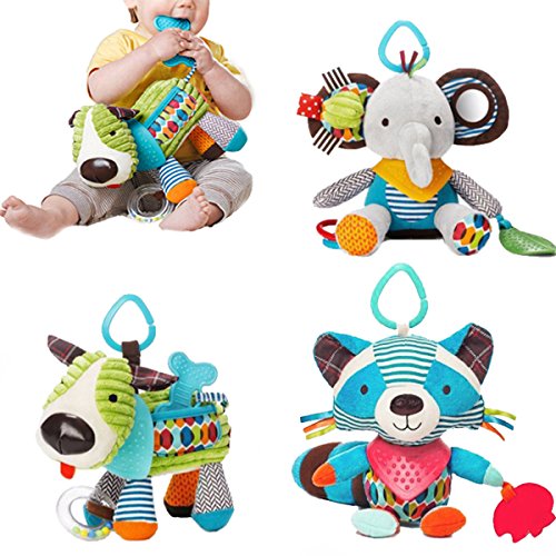 Skip Hop Bandana Buddies Soft Activity Toy, Elephant