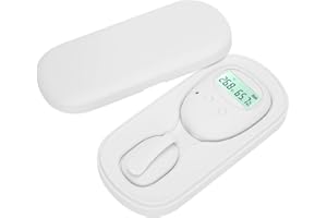 LUQEEG Bedwetting Alarm, USB Rechargeable Pee Alarm with Sound Vibration, Smart Bedwetting Sensor for Children Teens Adults and Deep Sleepers, Proven Solution for Bedwetters