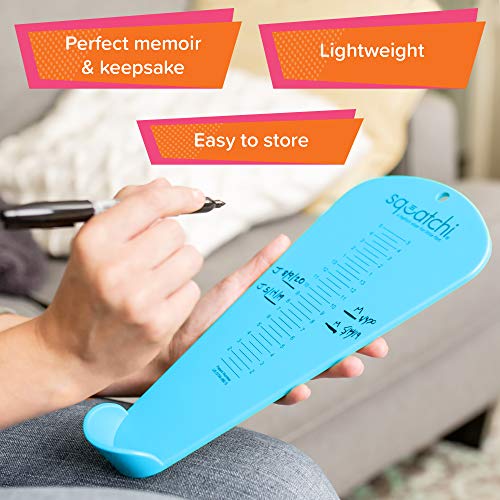 Foot Measuring Device, Shoe Sizers for Kids Squatchi Shoe Sizer Plus