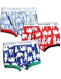 Vaenait Baby 2T-7T Boys Boxer Briefs 3-Pack Underwear Set Boxer Polar Bear
