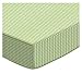 SheetWorld Fitted Pack N Play (Graco Square Playard) Sheet - Sage Gingham Jersey Knit - Made in USA