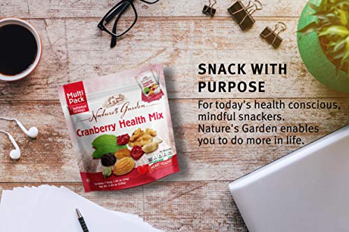 image for Nature's Garden Cranberry Health Mix, Trail Mix, Deluxe Mix Nuts, Hear