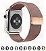 Leefrei Apple Watch Band Replacement Strap for Apple Watch All ModelsMilanese - Coffee 38 mm