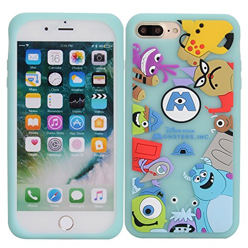 iPhone 7 Plus Case, iPhone 8 Plus Case, Phenix-Color 3D Cute Cartoon Soft Silicone Hello Kitty Gel Back Cover Case for Apple iPhone 7 Plus / iPhone 8 Plus 5.5 Inch (27)