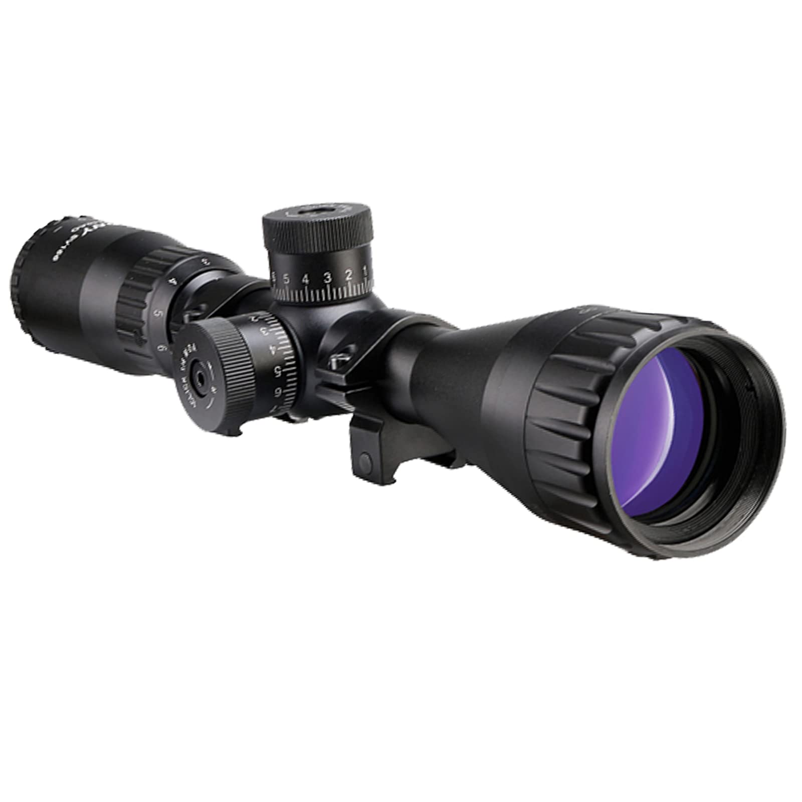 Svbony SV166 Riflescopes, 3-9x40 AO Riflescope, Mil Dot Reticle Zero Resets Turrets Waterproof Shockproof Scope Sunshade Tube, with 20/22mm Weaver Picatinny Solely for Outdoor Activities