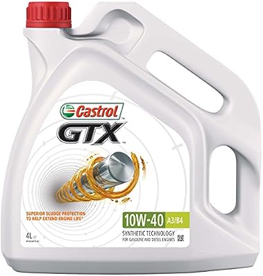 Castrol GTX 10W-40 A3/B4 Engine Oil, 4L