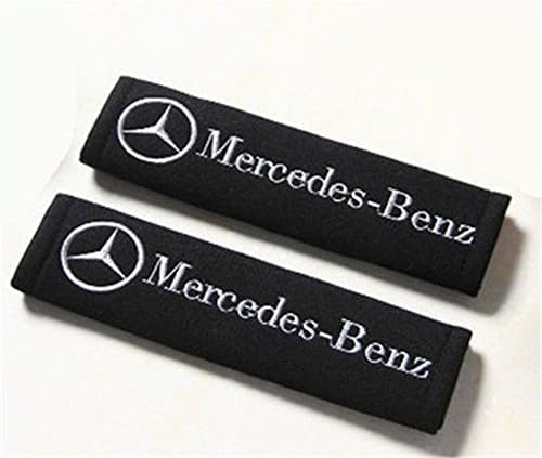 HYFML 1 set Seat Belt Shoulder Pads Strap Harness Covers Cushions For Mercedes Benz Cars