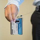 Vicloon 6 Pcs Badge Reel Retractable 70 cm Clips with Key Ring Belt Clip view 6