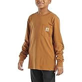 Carhartt Kid's CA6619 Long-Sleeve Graphic Pocket T-Shirt