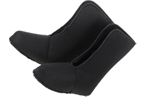 GLEAVI Men’s Winter Waterproof Warm Boot Liners Fleece-Lined Soft Insulated Boot Socks for Outdoor Hiking