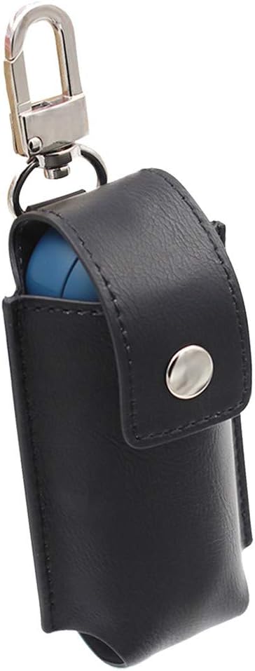 Neige for Samsung Galaxy Buds 2019 Case, Premium PU Leather Closure Protective Portable Cover Skin with Metal Clasp and Keychain for Samsung Galaxy Buds 2019 Charging Case
