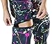 Funny Guy Mugs Neon Paint Splatter Windbreaker Pants, Large