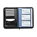Rolodex Business Card Book with Zipper, 120-Card, Black (66490)