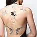 Tattify Guns And Quote Temporary Tattoos - Battle Cry (Complete Set of 12 Tattoos - 2 of each Style) - Individual Styles Available and Fashionable Temporary Tattoos