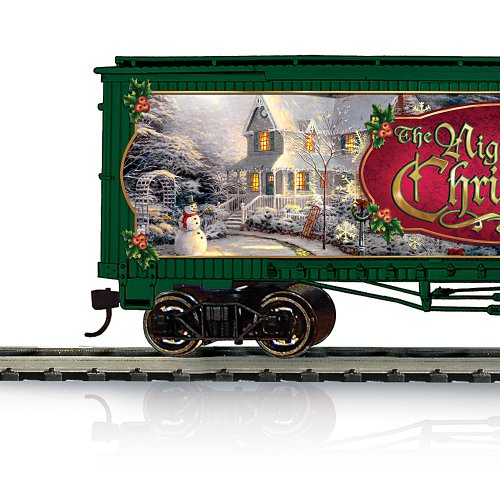Thomas Kinkade Christmas Train Box Car The Night Before Christmas by