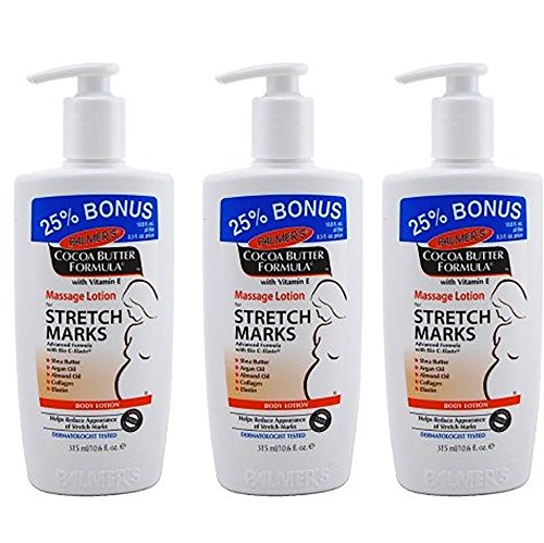 Palmer's Cocoa Butter Formula Massage Lotion for Stretch Marks 10.6 Ounce, 3 Pack