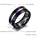 LOVERSRING Couple Ring Bridal Set His Hers Women Black Gold Plated CZ Men Tungsten carbide Wedding Ring Band Set