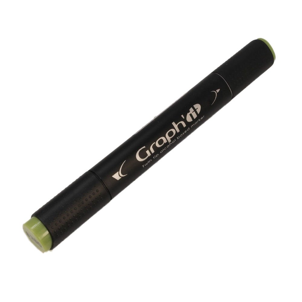 Graphit Twin Tip Alcohol Based Marker Pen - 8280 Military