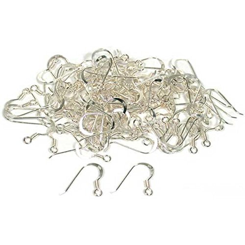 100 Fishhook Earring Wire Wrap Sterling Parts
