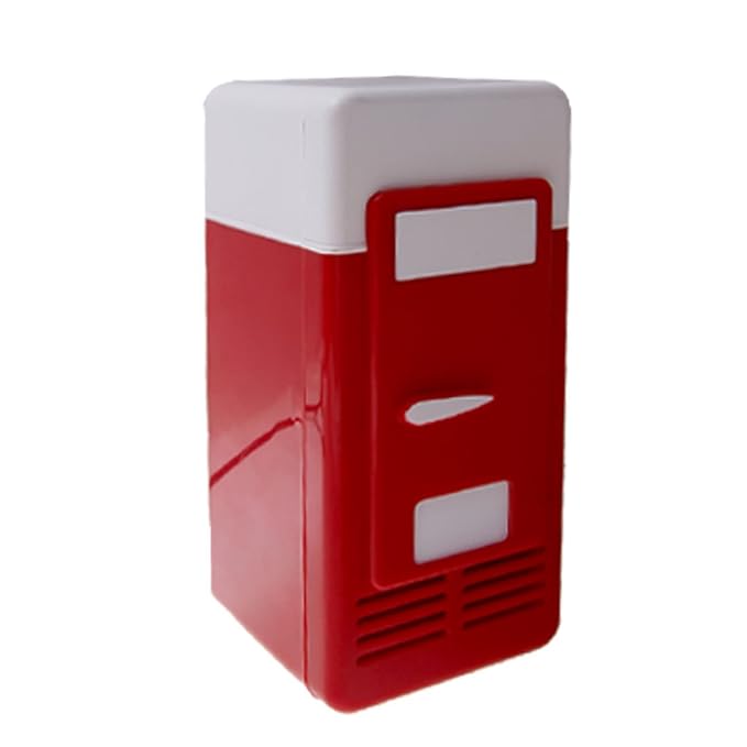 Desktop USB Mini Fridge Cool Refrigerator Beverage Warm Amazon.co.uk