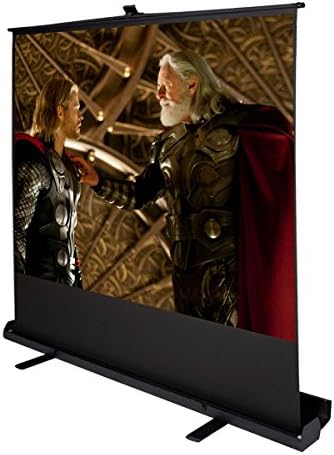 UBRTools 80" Inch 4: 3 Portable Pull Up Floor Projector Projection Screen w/Aluminium Case