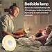Alarm Clock/Wake Up Light-LBell Sunrise Simulation Alarm Clock, Clock Radio, 7 Colors Night Light with FM Radio, 7 Alarm Sounds and Snooze Function for Bedrooms with USB Charger