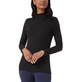 32 Degrees Women's Cozy Heat Base Layer Mock Neck Top - Thermal Long Sleeve Shirt for Winter Layering