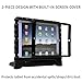 HDE Case for iPad Air 2 - Kids Shockproof Bumper Hard Cover Handle Stand with Built in Screen Protector for Apple iPad Air 2-2014 Release 2nd Generation (Black)